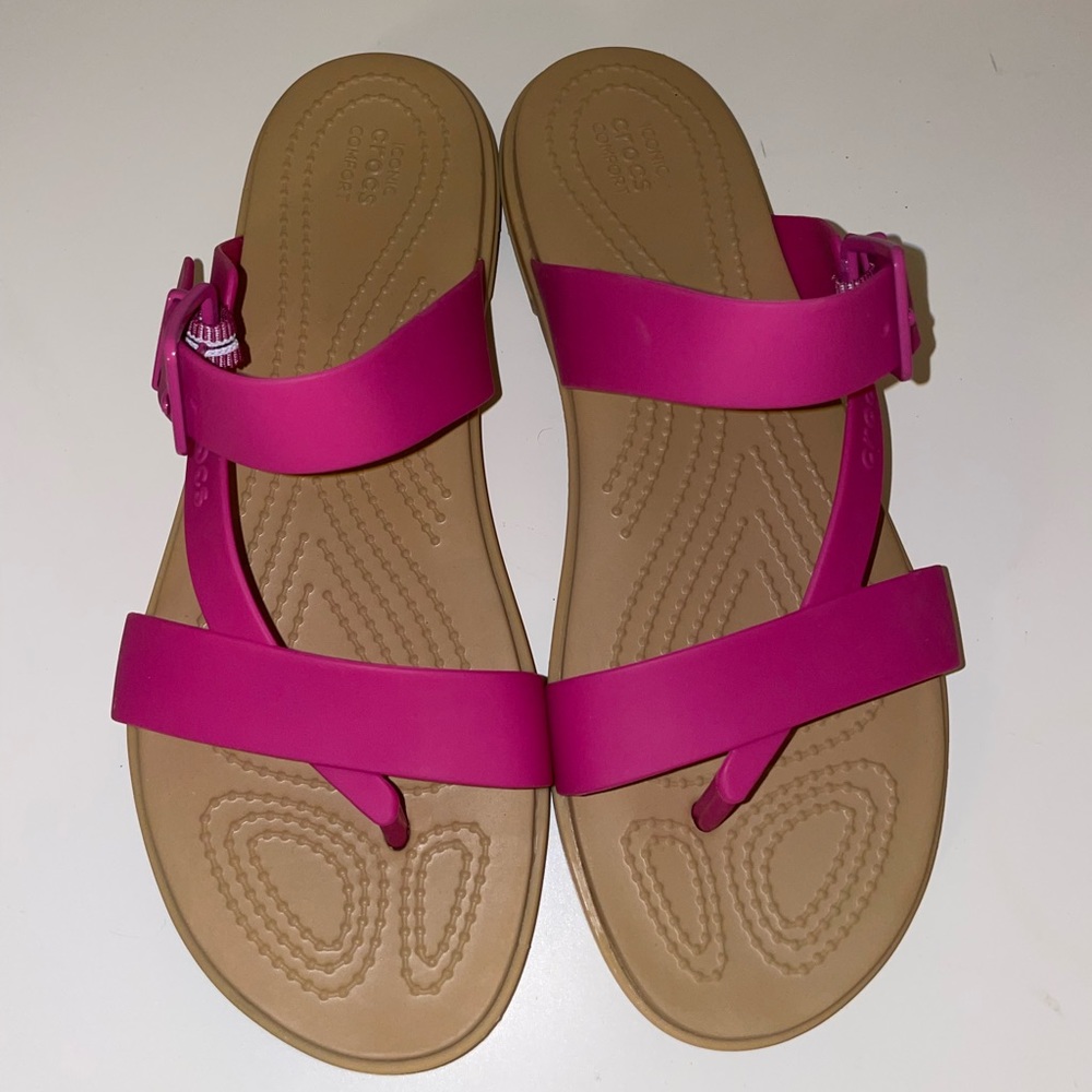 Fuchsia Fun Tulum Toe Post Sandals